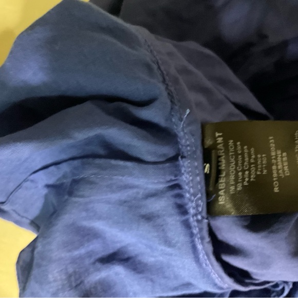 Royal Blue Ruched Mini Dress - Picture 6 of 6